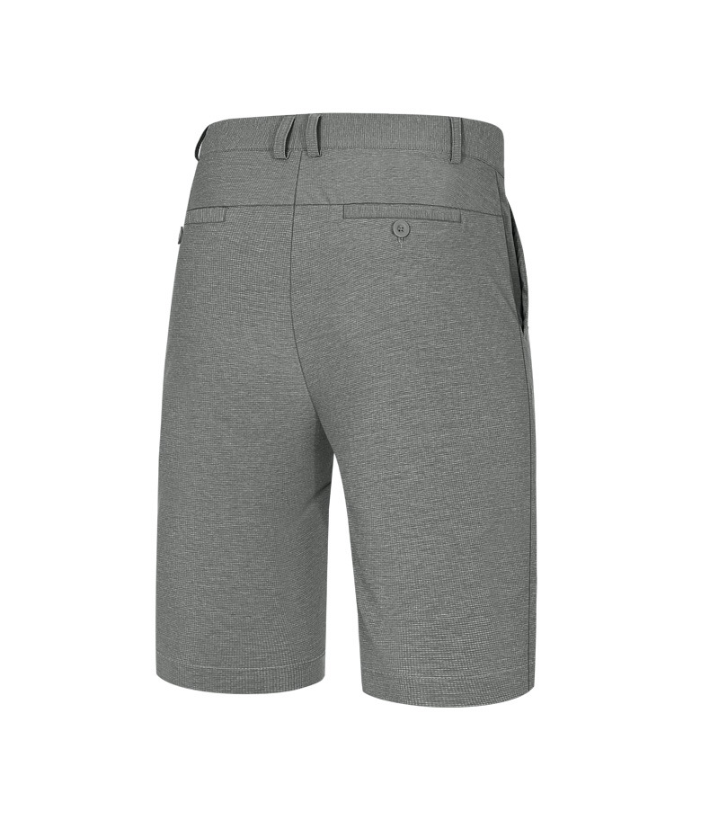 Quần short golf nam PGM vải polyester co giãn thoáng khí — Quần short nam màu trơn KUZ078 màu xanh da trời, Quần short nam màu trơn KUZ078 màu trắng, Quần short nam màu trơn KUZ078 màu xanh hồ, Quần short màu trơn nam KUZ078 màu xám chi tiết 17