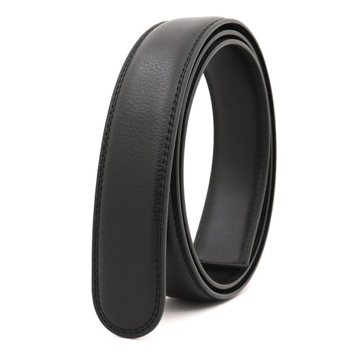 Men's automatic buckle belt body, two-layer cowhide belt, 3.1CM strip, men's trouser belt, cross-border foreign trade inch three