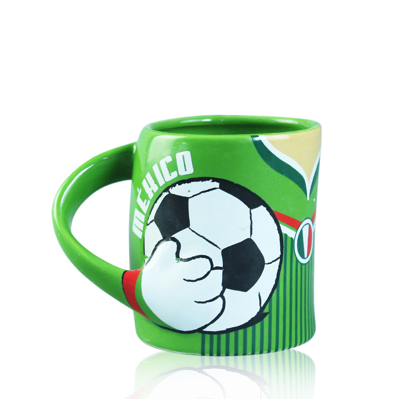 Taza de Cerámica con el Emblema de la Selección Nacional, Recuerdo de Fútbol, Mercancía para Fanáticos de la Copa Mundial Estados Unidos-México 2025