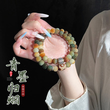 新中式敦煌色菩提手串情侣款百搭绕指柔文玩盘玩双圈手持工厂直供