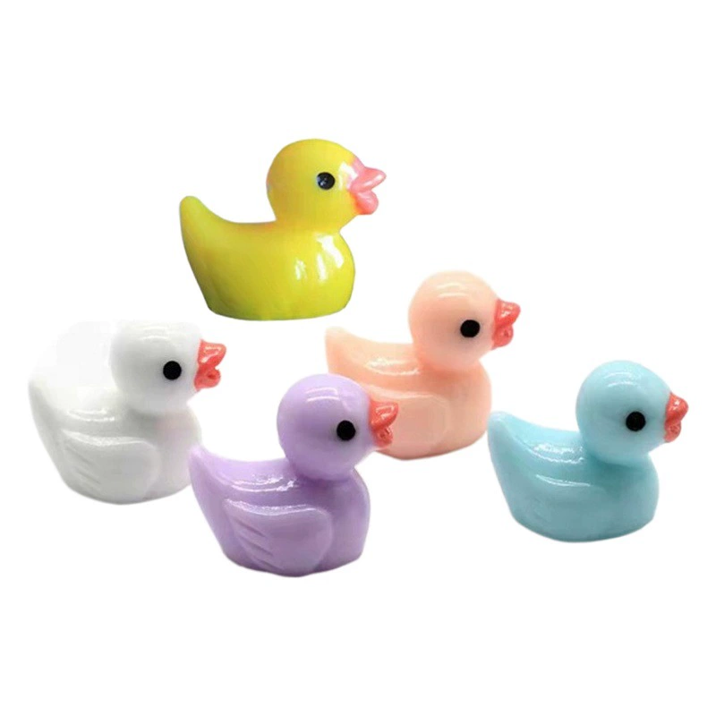 12 цветов оптовая продажа с фабрики Смола трехмерная маленькая Желтая утка DIY аксессуары ручной работы чехол для мобильного телефона клей капля стол