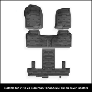 Suburban Tahoe Yukon Yukon 21-24 üçün tam ekoloji TPE döşəmə xalçaları
