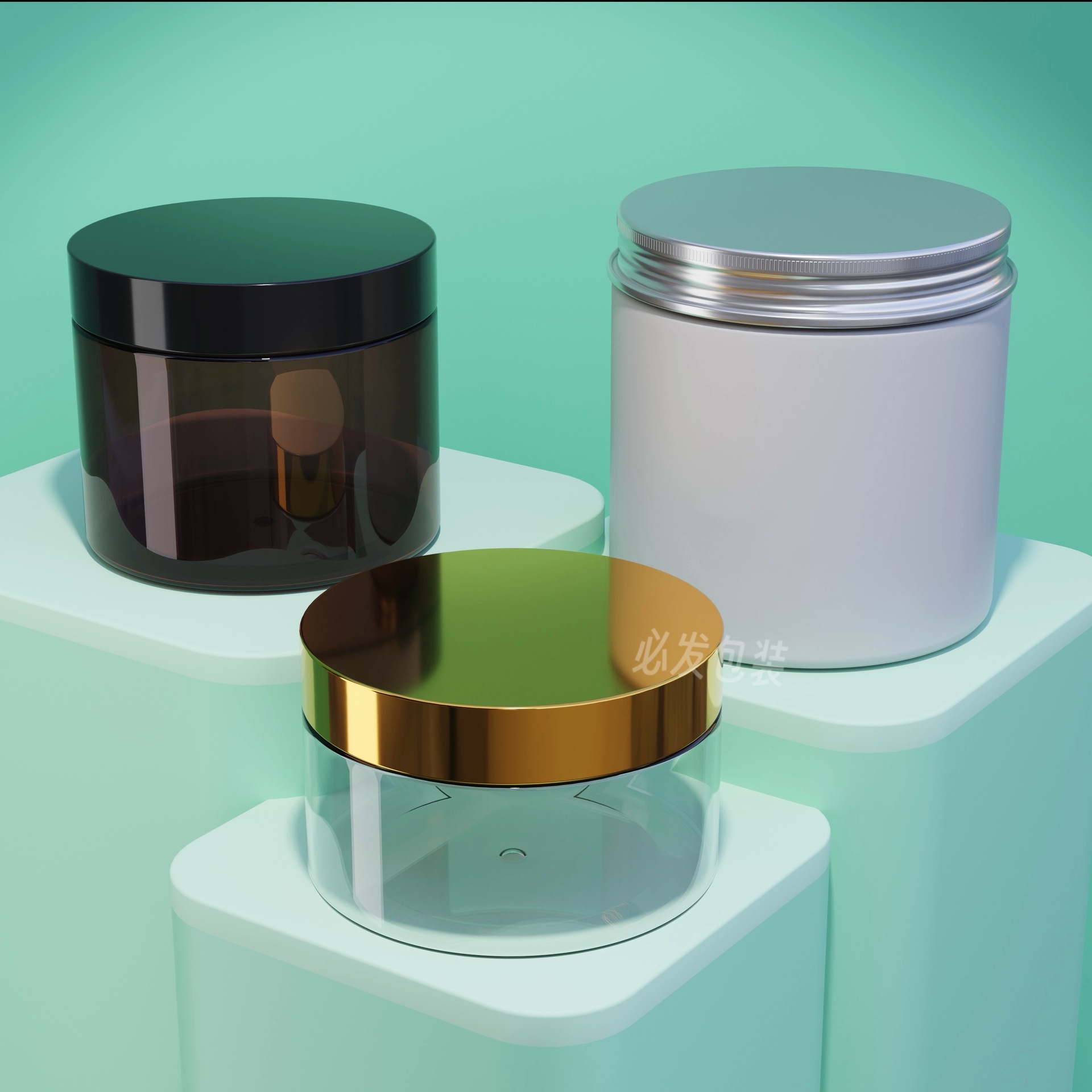 工厂现货 PET广口瓶膏霜收纳瓶89牙面霜磨砂膏化妆塑料瓶包装罐子