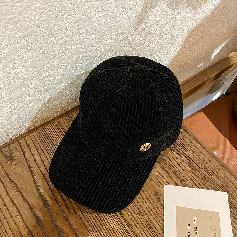 Women's Spring and Autumn Korean Versatile Duck Tongue Instagram Brand Internet Celebrity Big Face Slimming Fashion_voghion.com