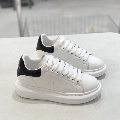 首谷厚底松糕鞋女小白鞋2022年夏百搭ins显脚小增高系带运动板鞋|ru