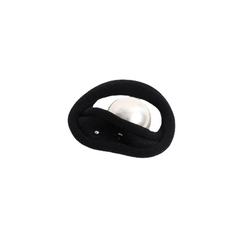 Fashionable and simple rubber band Korean style hair rope women's small fragrant pearl large intestine hair ring head flower versatile commuting accessories