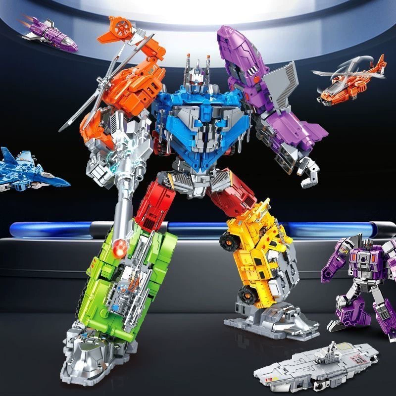 Фабрика-анимация YUEXING Transformer Робот: Самолёт, Танковый, Комбинированный конструктор, Игрушка Король Ко́нг для мальчиков