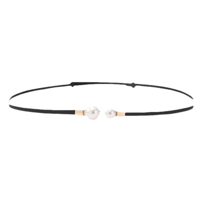 Estilo coreano cinturón de cuero de las mujeres delgada cazadora vestido cintura decoración ajustable cintura delgada simple todo partido cinturón