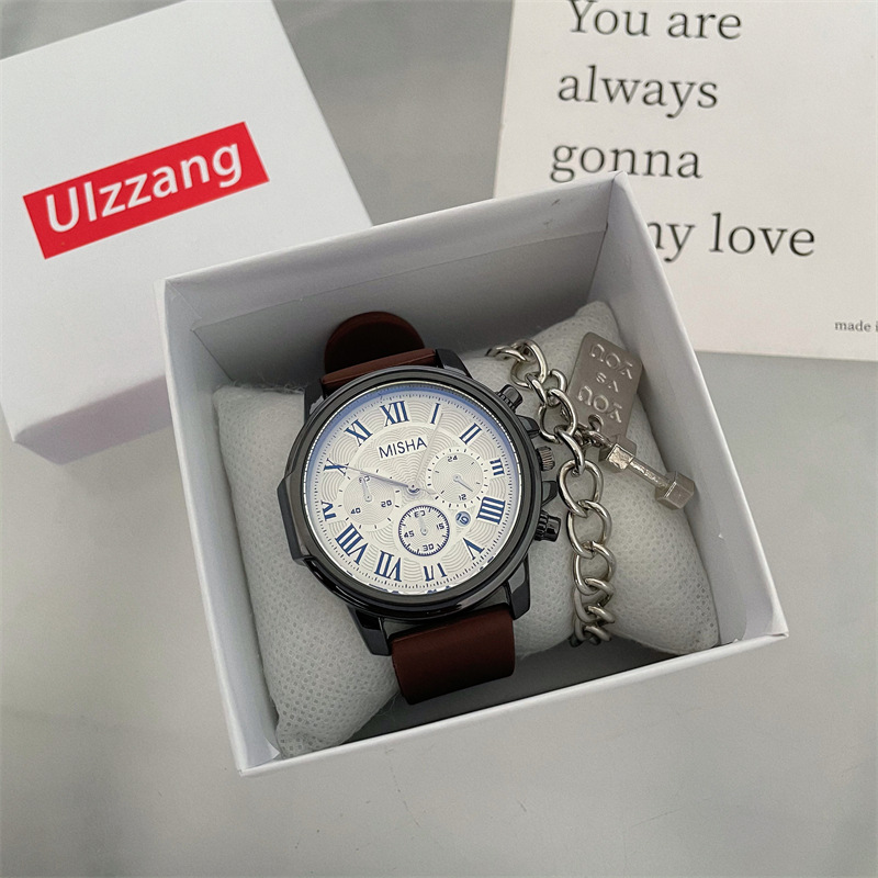 Coffee strap watch (single watch)