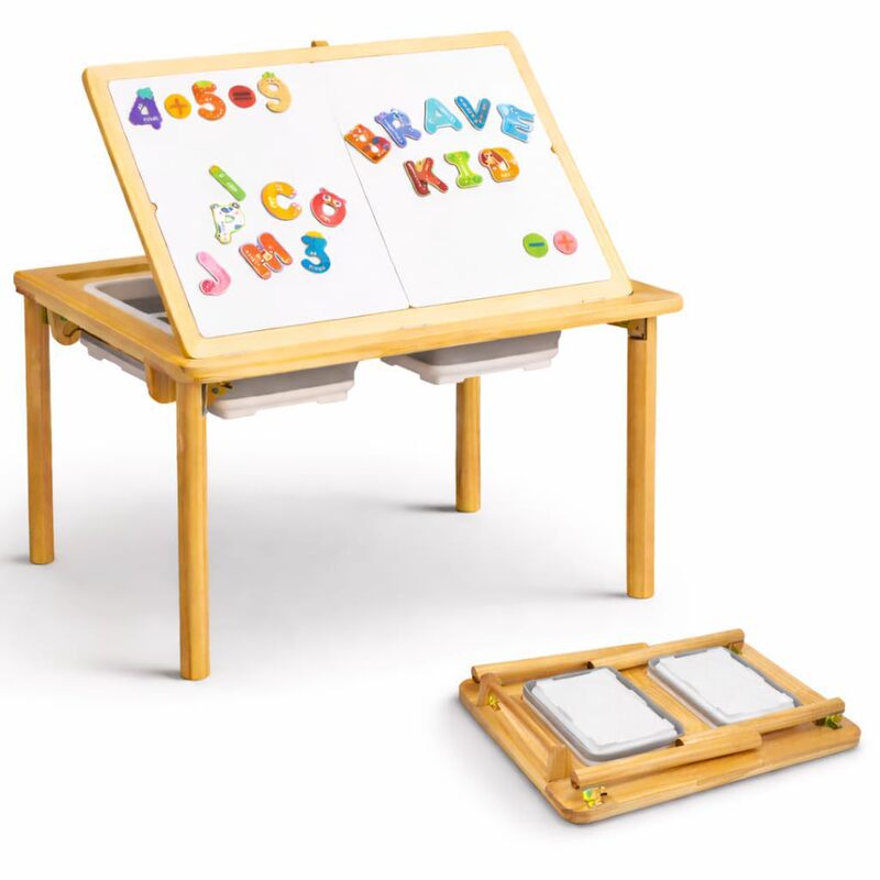 Multifunctional children's play activity table, kindergarten baby sensory table, learning table with storage box Multifunctional children's play activity table, kindergarten baby sensory table, learning table with storage box