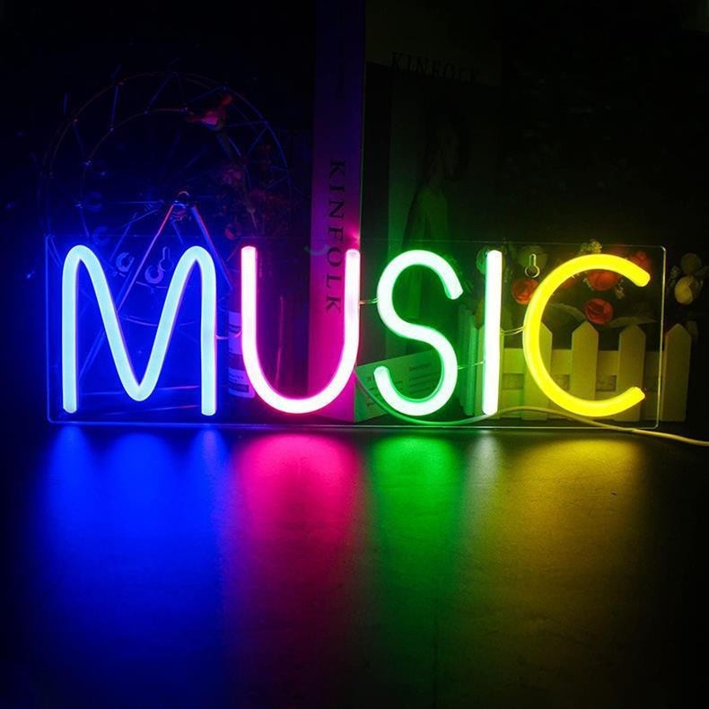 ネオンカスタム発光字ledランプ広告ランプ付きlive music雰囲気ランプクロスボーダー電気商専用|undefined