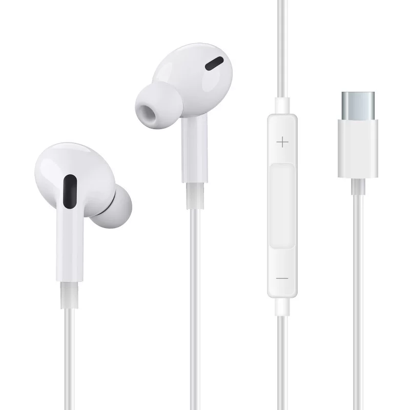 Наушники совместимые для Huawei, комплект x2, проводное управление