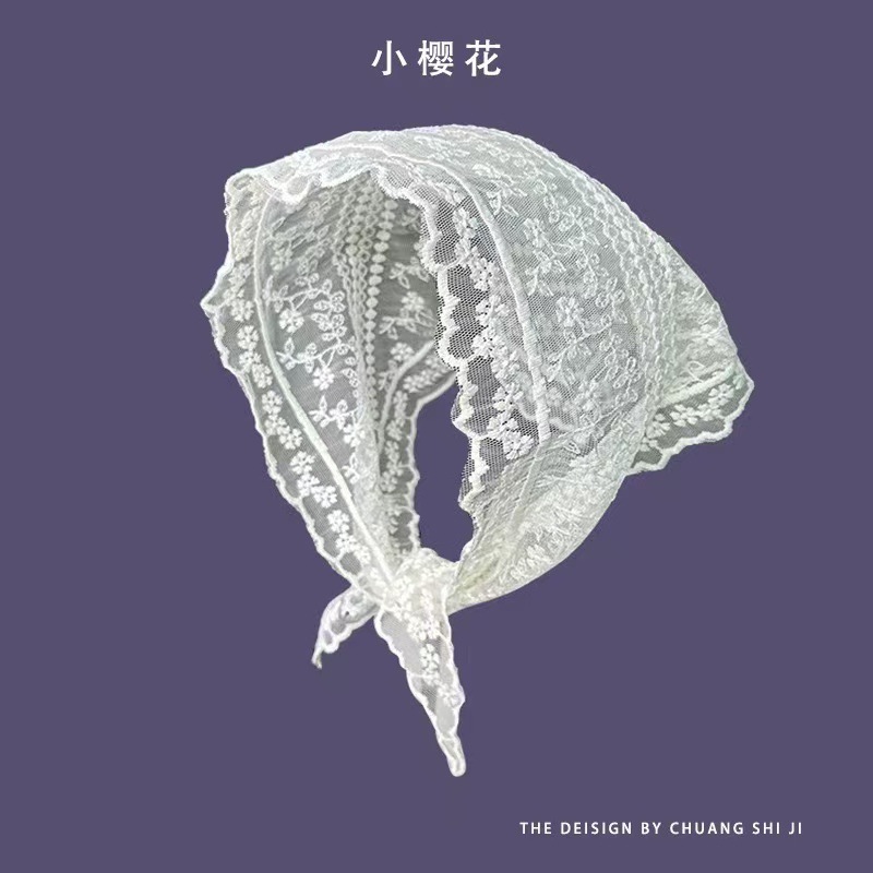 Lace tie turbanes dulces jeans accesorios de combinación