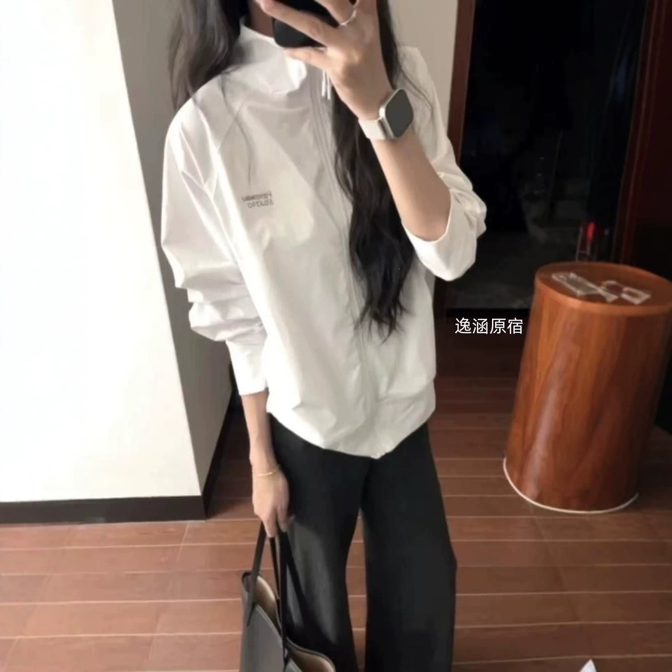 白色防晒衣女款夏季轻薄透气防紫立领休闲百搭运动户外防晒服外套