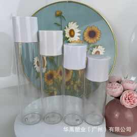 厂家定制水乳爽肤水瓶100/80/120多容量护肤精华液塑料pet带内塞