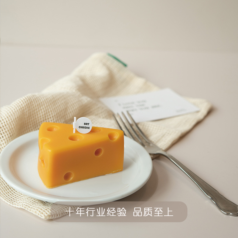 Venta caliente transfronteriza, queso caliente, aromaterapia, velas, varios colores, artículos para el hogar, postres, velas al por mayor