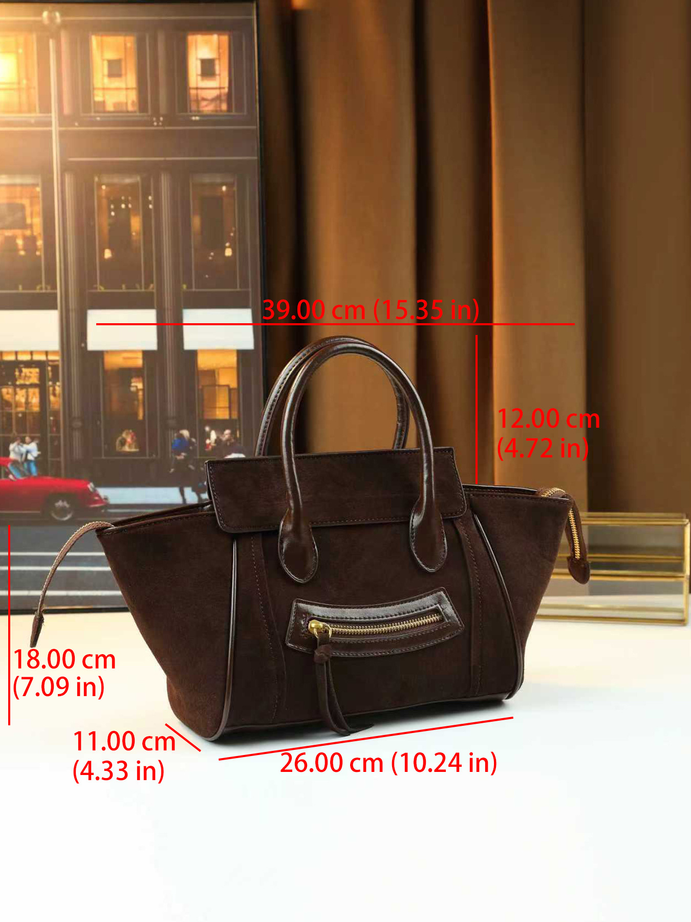 Women's Smiley Face Handbag Large Capacity Pu Leather Shoulder Bag_voghion.com