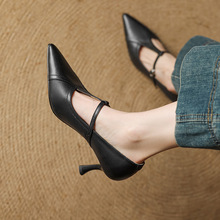 �Ը�7cm�߸�Ь2025�����¿�T�ִ�۵�ЬŮ��Ƥϸ������Ь������40