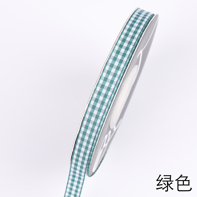 Flores embalaje Plaid cinta ramo caja de regalo embalaje accesorios vinculante pastel decoración arco cinta