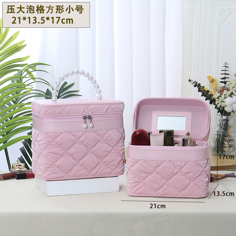 Nuevo estuche de maquillaje de burbujas, estuche de mano de alta calidad, estuche impermeable, bolsa de cosméticos portátil de gran capacidad al por mayor