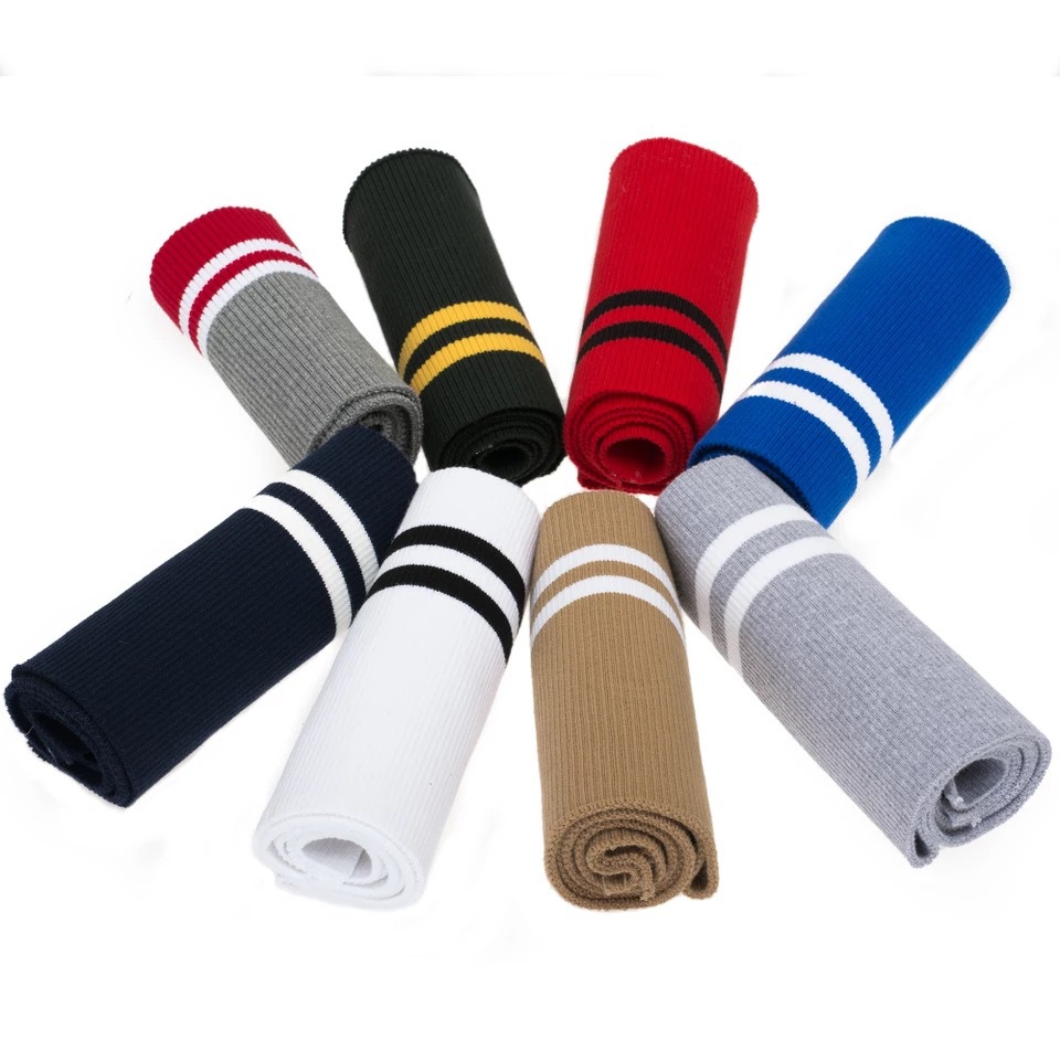 T恤领罗纹布罗纹 领口罗纹领子校服夏季罗纹布料 扁机领服装辅料