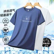夏季薄款短袖t恤男士宽松大码男装休闲百搭体恤衫韩版上衣服1/2件