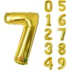 OPP, 40 дюймов, золотой, цифра 7