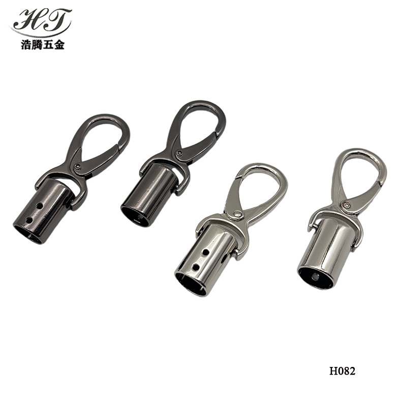 Bag with hanging clock acrylic box Pu rope hook buckle hanging clock metal buckle zinc alloy die-casting decorative dog buckle hanging clock buckle