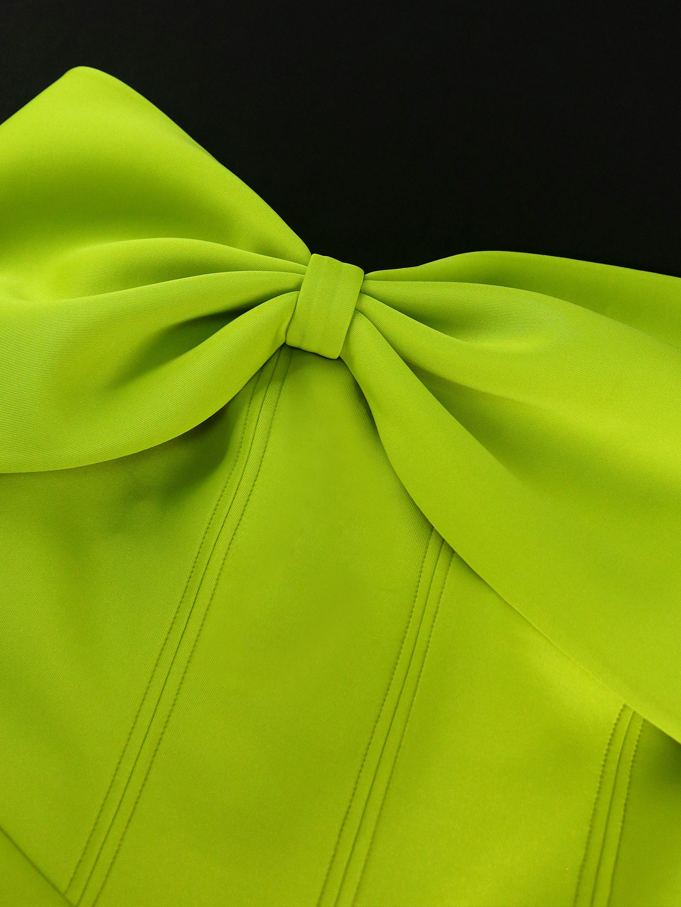Women's Clothing AM040227 Tube Top Waist Covering Flesh A line Dress Commuter Party Dress Plus Size Dress_voghion.com