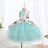 Summer dress, piano, small princess costume, custom made