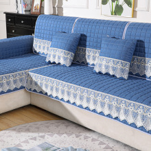 四季沙发垫加厚防滑布艺沙发套通用靠背抱枕套简约沙发巾坐垫批发