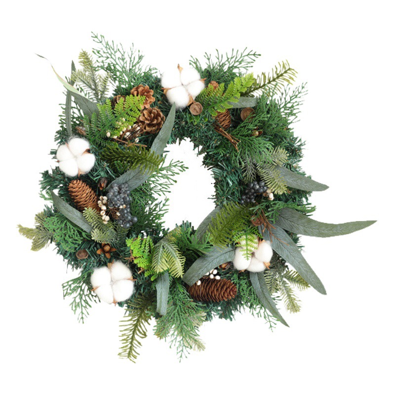 Qingqin transfronteriza decoraciones navideñas puerta guirnalda rodajas de limón decoración guirnalda navideña decoración de primavera al por mayor