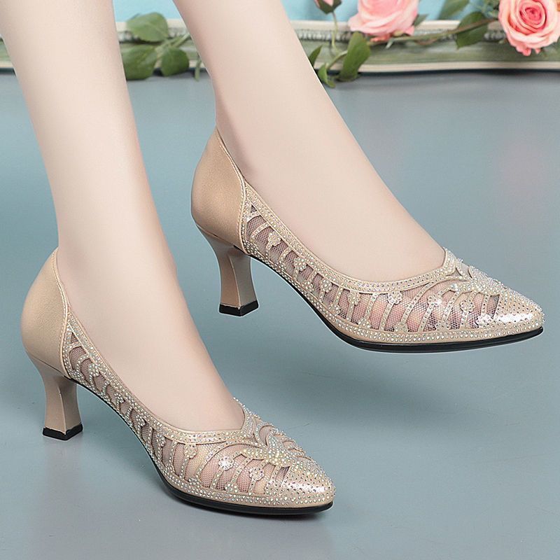 Mesh summer women's shoes low-cut