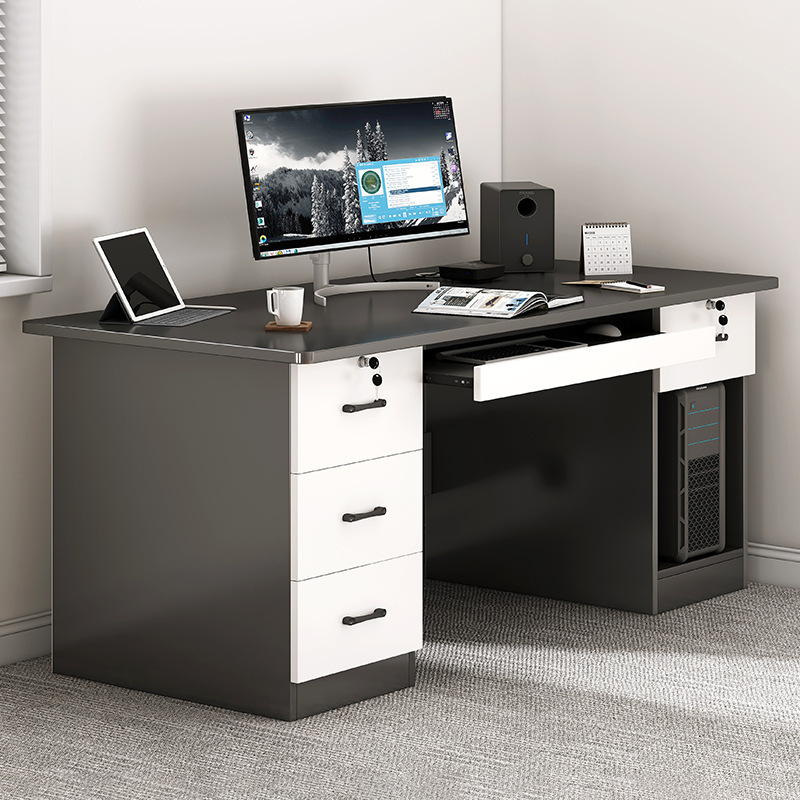 Desktop Computer Desk for Home Use, Student Writing Desk, Simple Modern Office Desk, Work Desk, Bedroom Table with Drawers