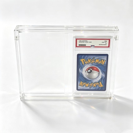 Popular transparent acrylic card display case, UV-resistant, for TCG/PSA/BGS/SGC graded cards