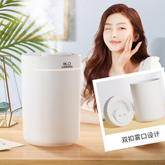 Cross-border new USB dual-spray humidifier, home bedroom desktop, large fog volume, silent aromatherapy factory gift