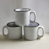 Rain dots color glaze craft ceramic cup day use Mark cup day