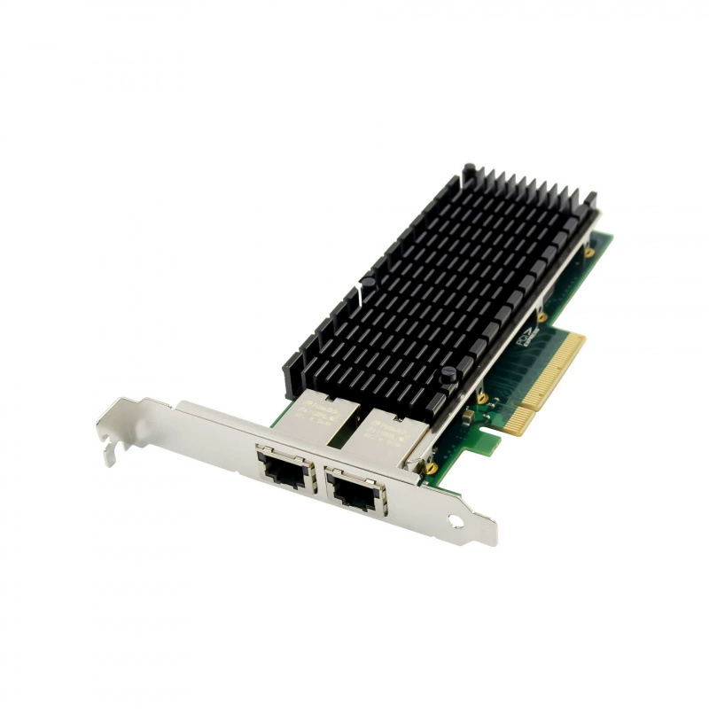 Подходит для сетевой карты сервера Intel X540-T2 PCIe x8 двойной оптоволоконный порт 10G RJ45 10G Ethernet