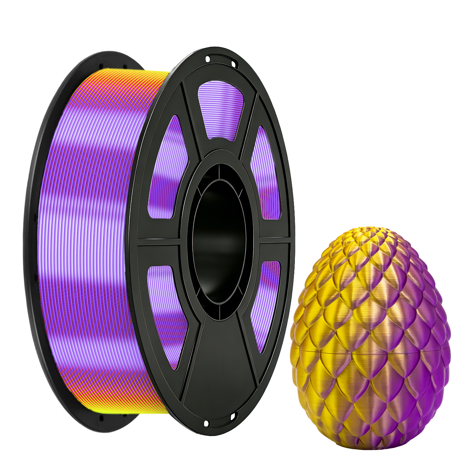 PLA Silk [Purple-Gold] 1KG