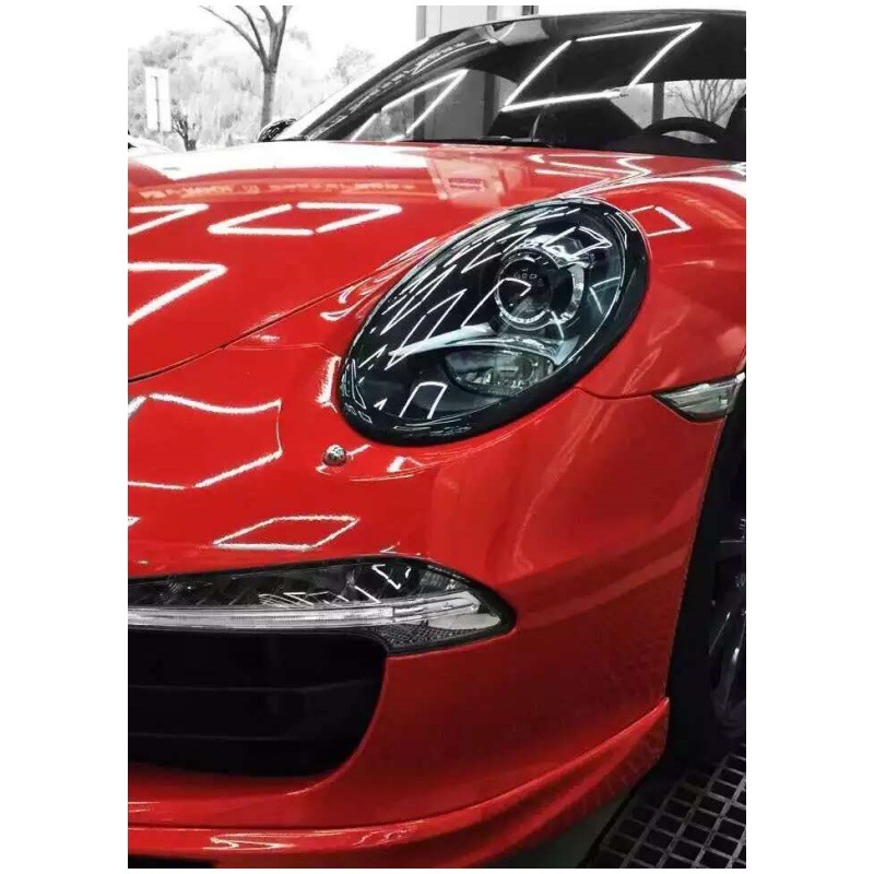 Suitable for 12-18 years Porsche 911 series 991 carbon fiber headlight lamp eyebrows carbon fiber material 991 professional