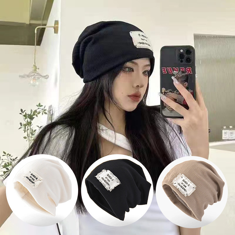 Moon Hat Winter Warm Windproof Baotou Hat Pregnant Women Postpartum Spring and Autumn Knitted Wool Hat Nightcap for Women
