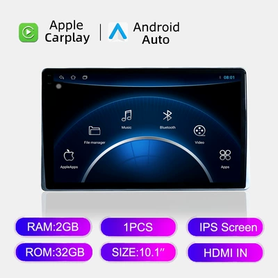 Android universal plug-in headrest display 10.1-inch HD IPSMP5 car rear entertainment system player (Car display) - 101