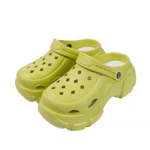 Croc shoes summer outer wear eva slippers with poop feeling for men's household wholesale anti-slip and odor-increasing trendy slippers for women