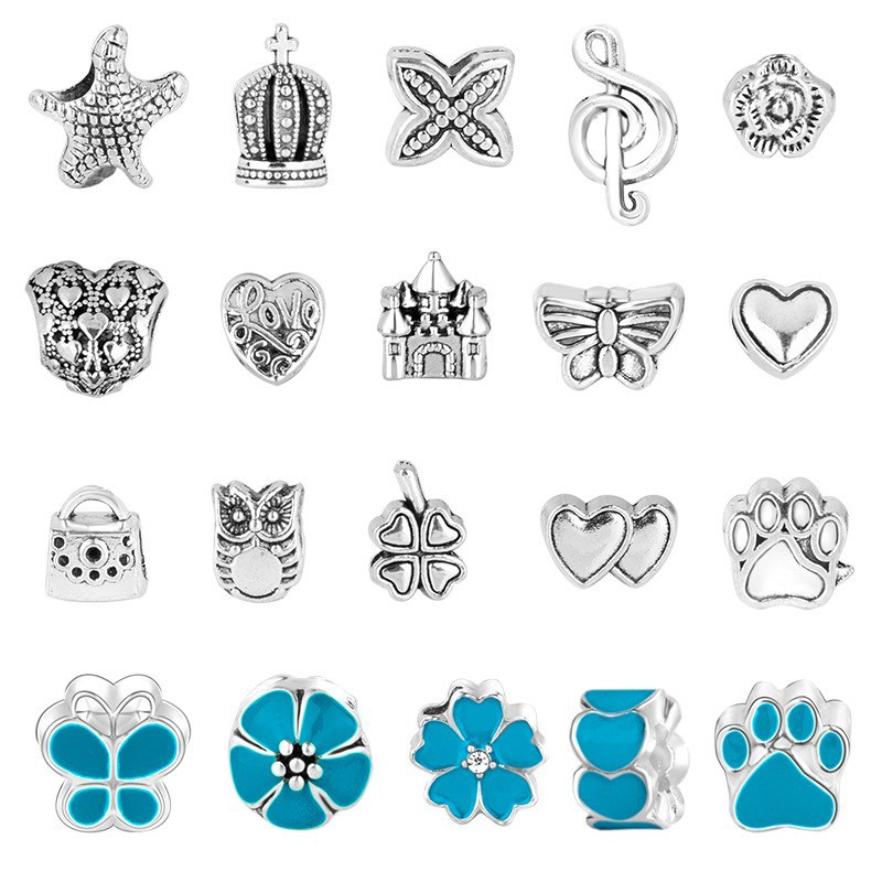 310g Weight Pendant, Beads, Chain Jewelry Making Type 16cm Jewelry Making Size Bracelets, Jewelry Accessories Classification 1 Set Quantity Alloy Material Letter, Star, Heart Shape Pattern Cute, Sweet Style 1 Set 16cm Alloy Letter Star Heart Shape Pendant Beads Chain 11