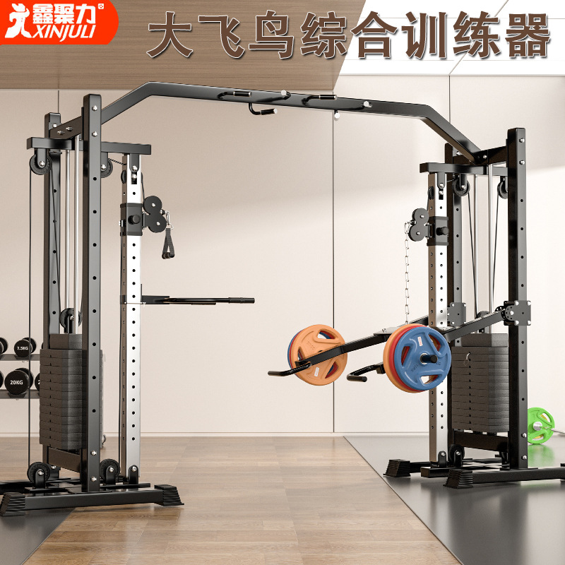 Equipo de ejercicios de pórtico de pájaro grande doméstico multifuncional integrado dispositivo de ejercicios de alta posición pull-down entrenador integral