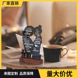 Amazon's New Transparent Portrait Acrylic Gift for Mom and Dad, Handicrafts, Home Desktop Decorations