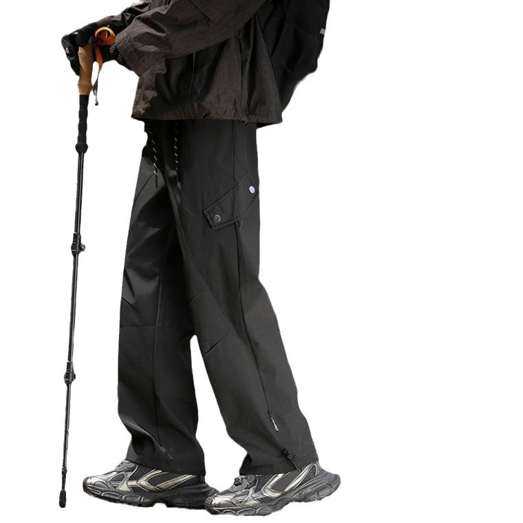 Otoño y invierno explosión de terciopelo más grueso para hombres herramientas de ocio de moda de pantalones deportivos elásticos sueltos de moda para hombres