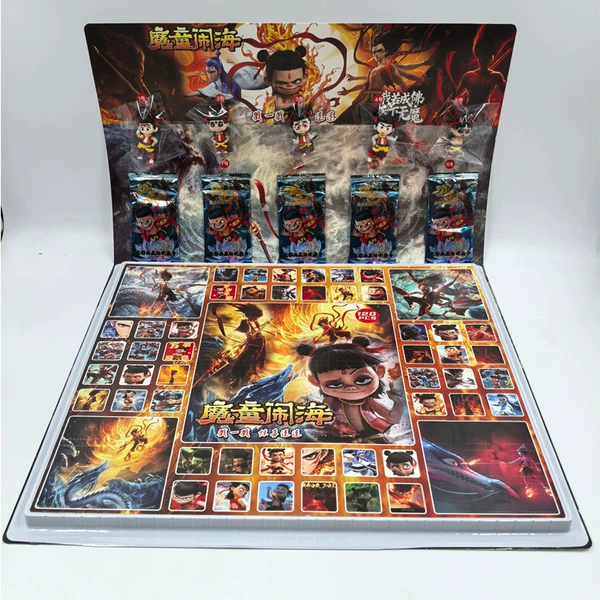 120 holes to draw [Nezha Has the Sea] 5 big dolls + 5 packs of cards