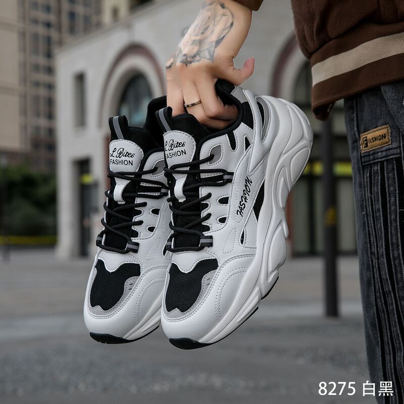 Fashionable Brand Men's Dad Shoes 2023 Summer New Mesh Shoes Breathable Sports Casual Shoes Soft Sole Comfortable Running Shoes