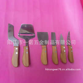 F-007F竹柄芝士刀奶油刀牛油刀起士刀芝士刨铲核桃刀西餐具刀叉